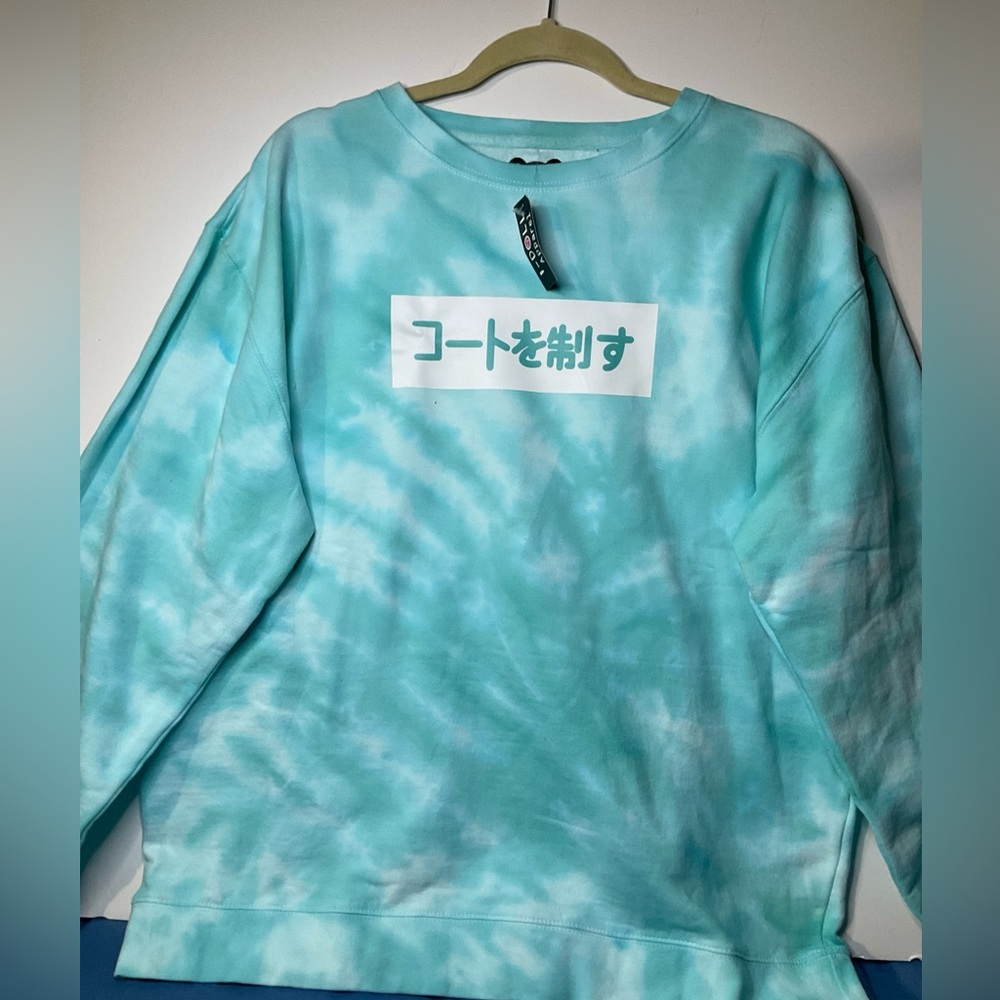 Dollcake Aqua Tie-Dye Top